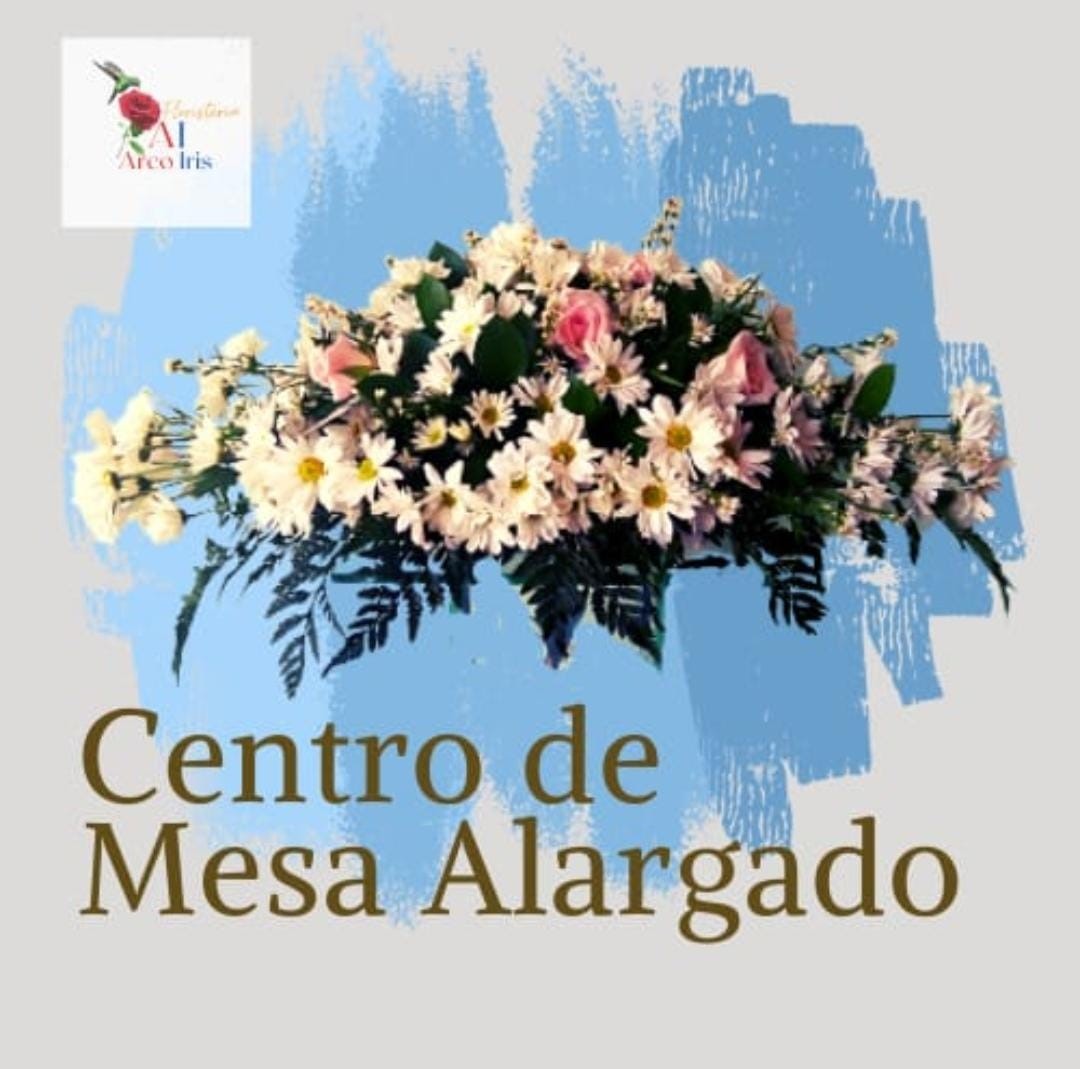 Centro de Mesa Alargado